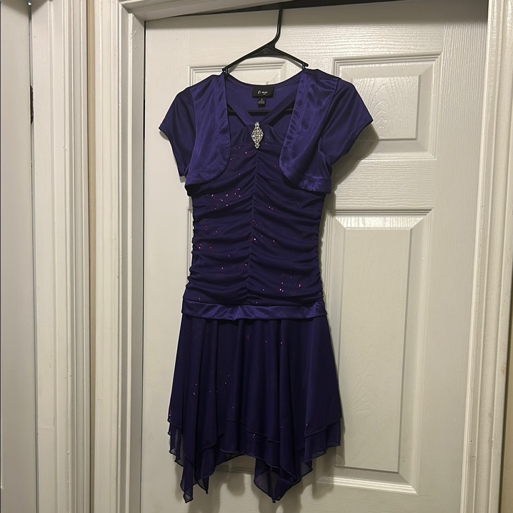Bwear Purple Kids Formal Dress